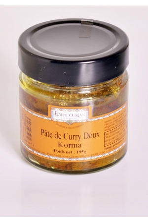Pte  pices Pte de Curry Doux Korma
